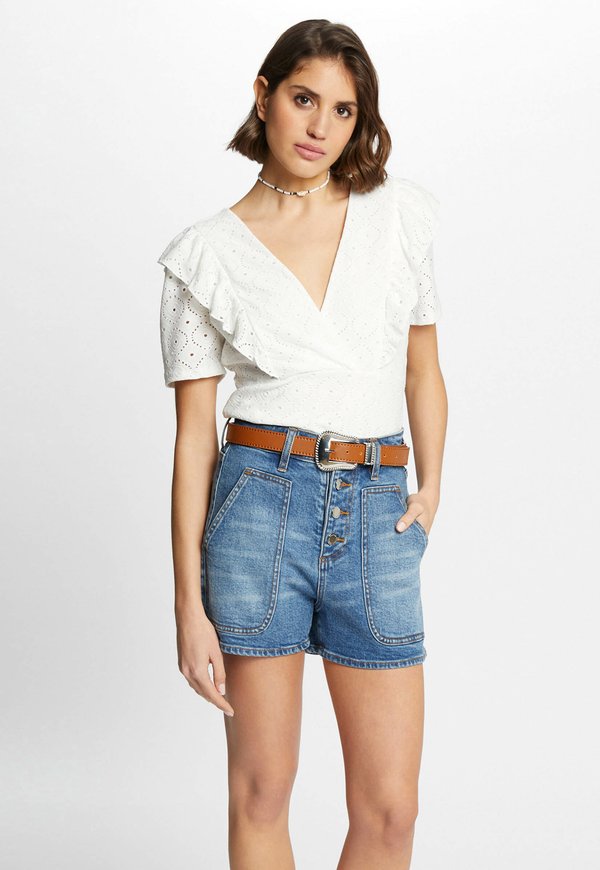 EMBROIDERED  - Bluse - ecru