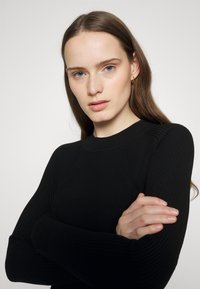BOSS FIROKO - Strikket kjole - black