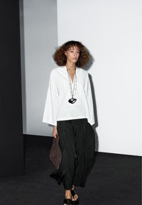 Massimo Dutti -UP FRONT  - Blouse - white