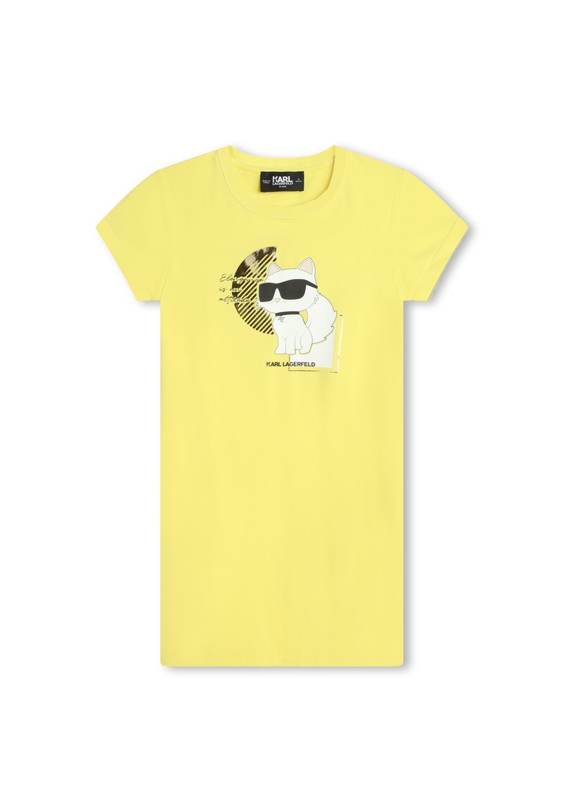 KARL LAGERFELD KIDS Jerseyjurk lichtgeel KARL LAGERFELD KIDS Jerseyjurk lichtgeel