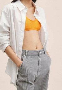 Mango Pantalon classique - black