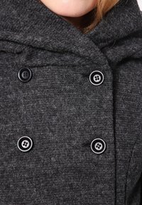 ONLY Klassisk frakke - mottled dark grey