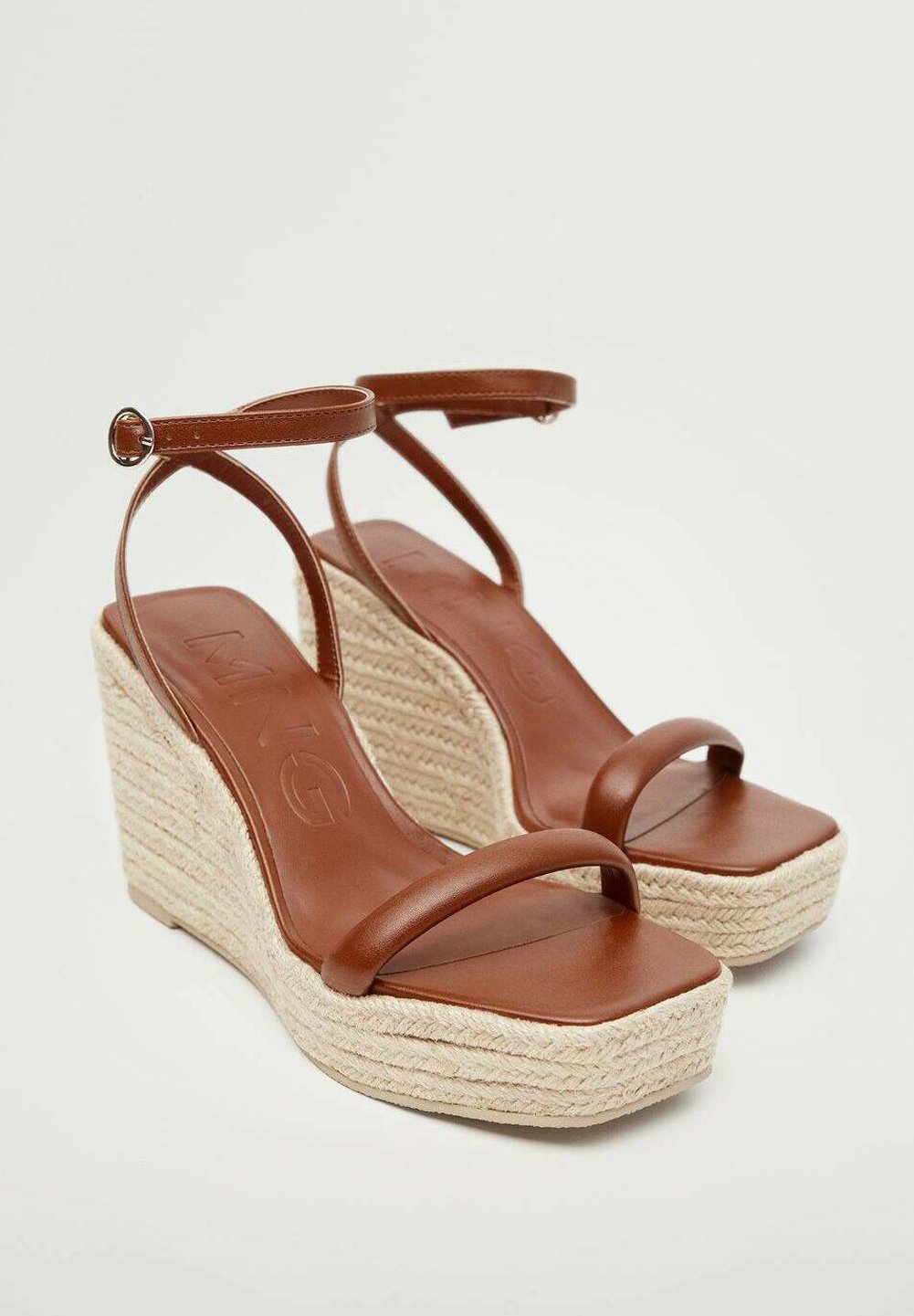 Mango CARMINA - Sandali con tacco - middenbruin/marrone - Zalando.it
