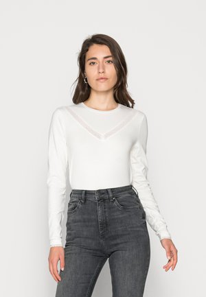ELA LACE - Long sleeved top - off white