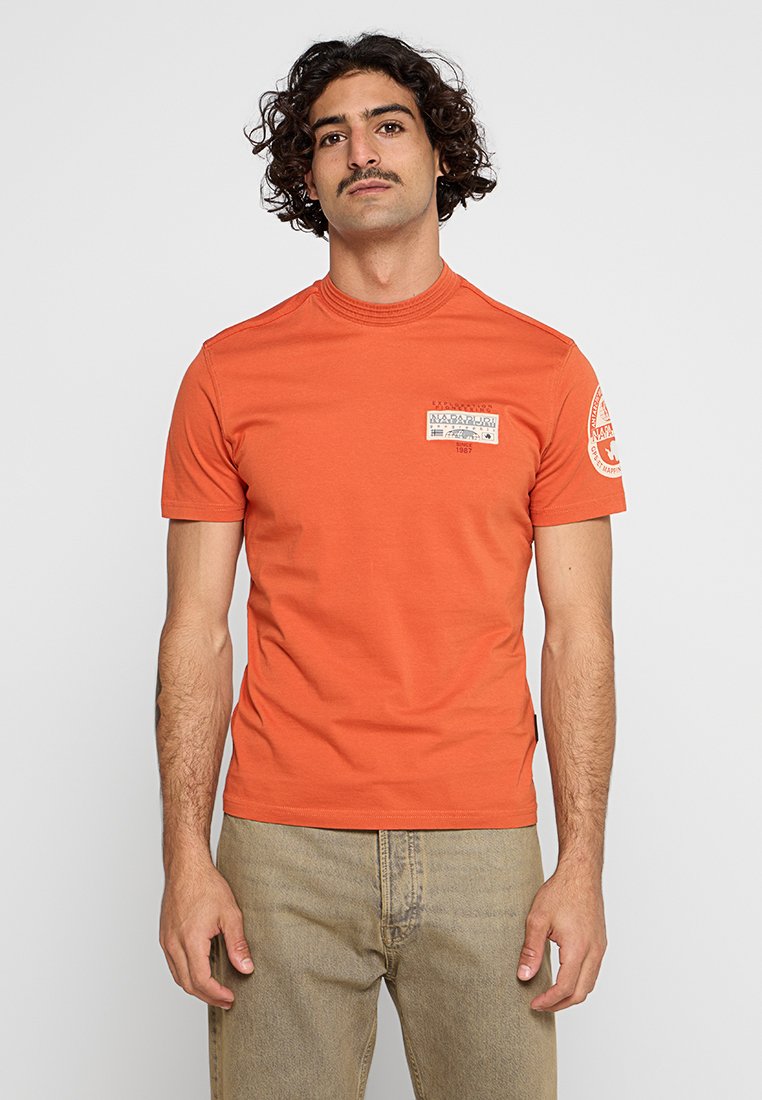 Napapijri T-shirt print oranje