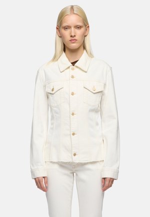 CINCHED - Jeansjacke - white