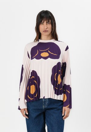 DUURI TUMMA - Blouse - light pink/dark violet/brown