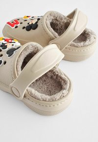 Next Sabots - mickey mouse stone natural