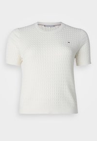 Tommy Hilfiger Curve T-shirt con stampa - off-white