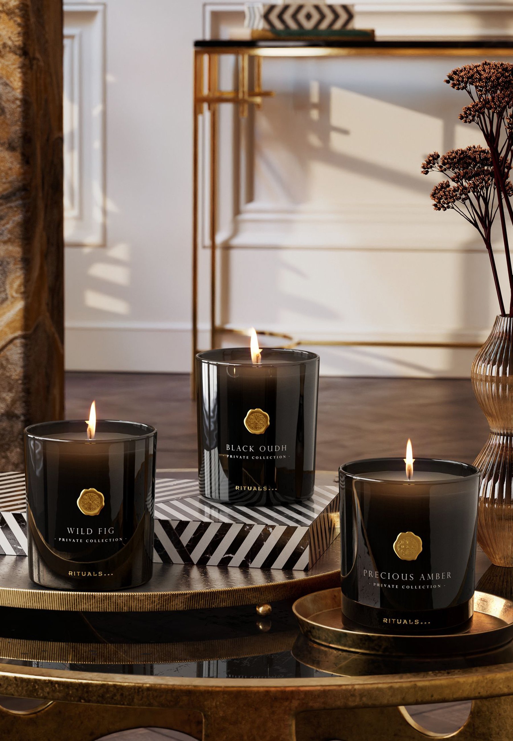 Rituals SCENTED CANDLE - PRECIOUS AMBER PRIVATE COLLECTION - RICH