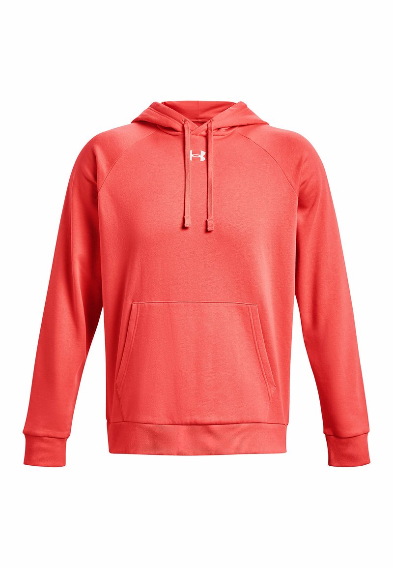 Under Armour RIVAL HOODIE - Hoodie - red/red - Zalando.de