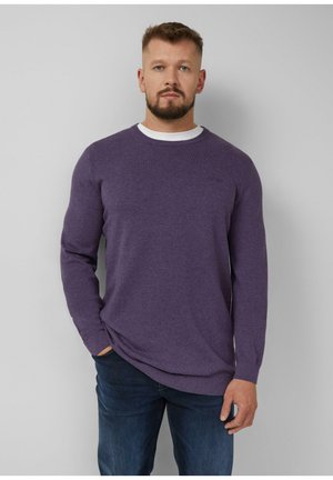 MIT LOGO-STICKEREI - Maglione - lila