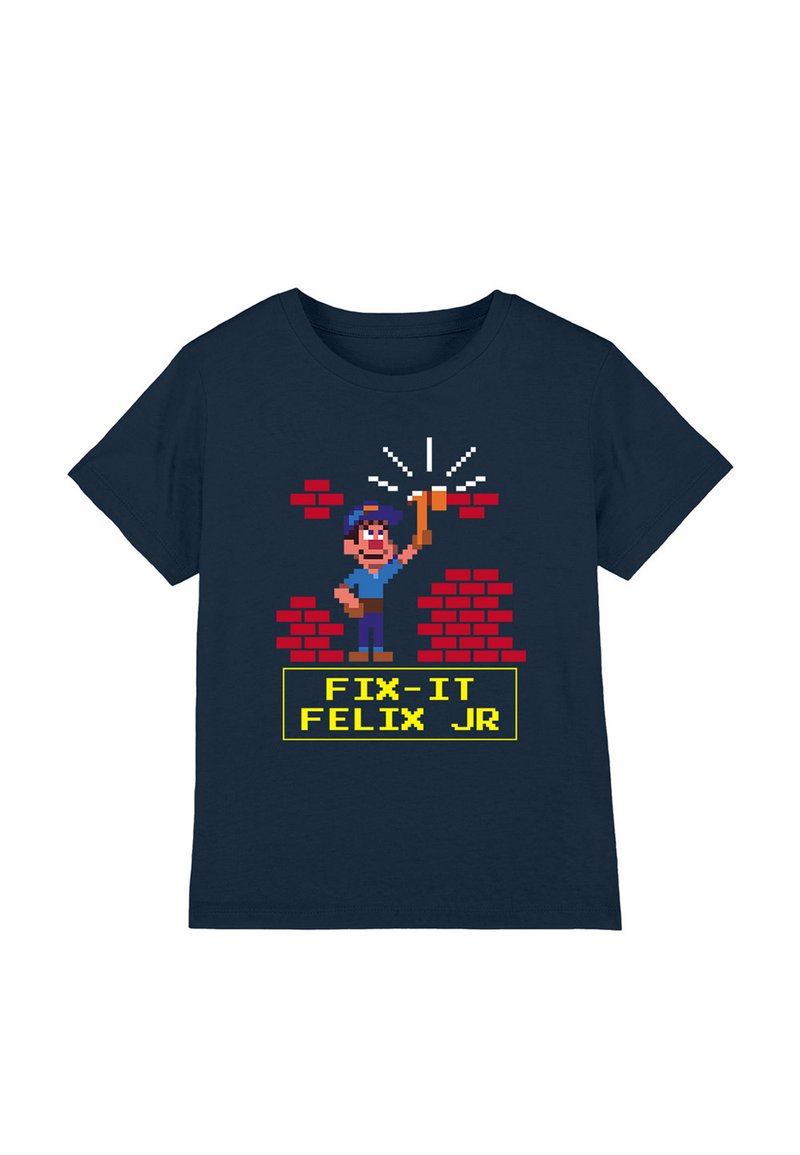 Disney T-shirt print donkerblauw