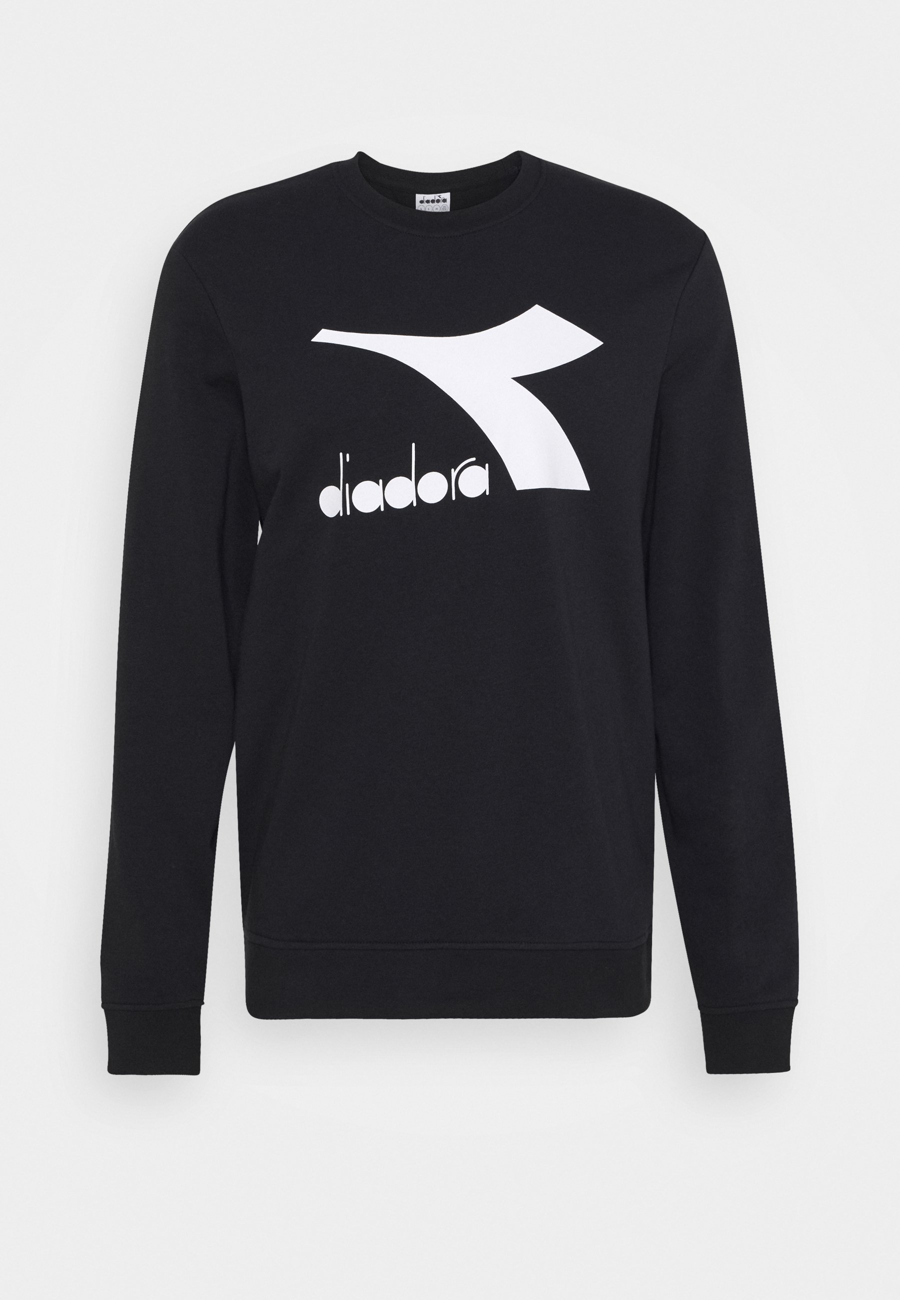 Diadora CREW LOGO CHROMIA Sweatshirt black Zalando.no Diadora CHROMIA - Hoodie - black