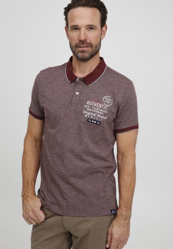 FQPETRI - Poloshirt - cabernet melange