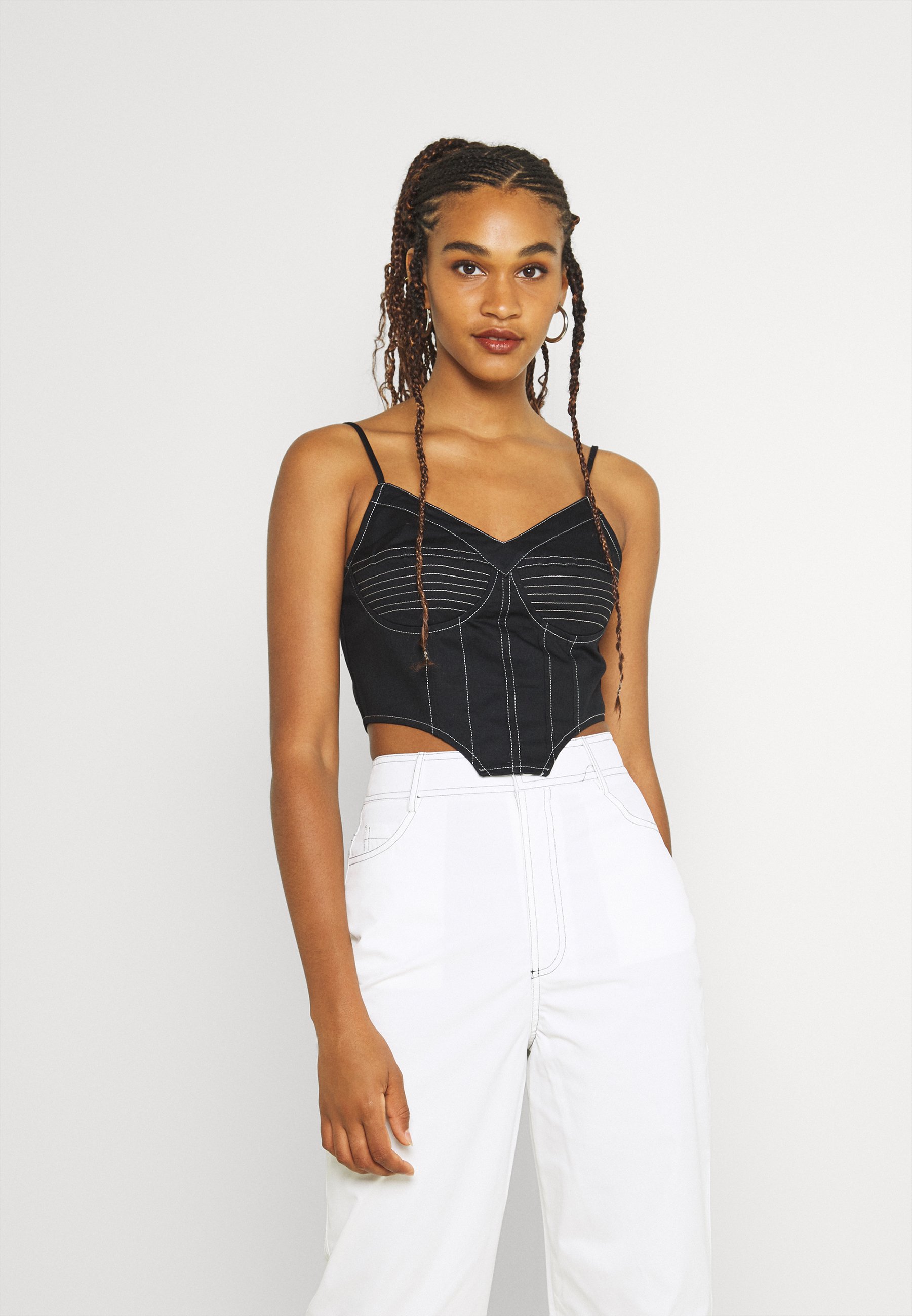 zalando corset top