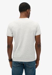Superdry & Co REWORKED CLASSIC GRAPHIC - Camiseta estampada - flake grey marl
