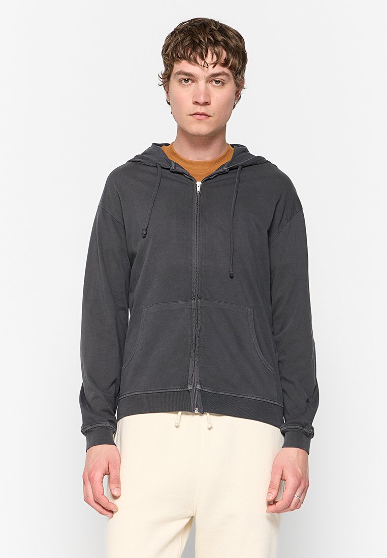 Bluză de molton cu fermoar