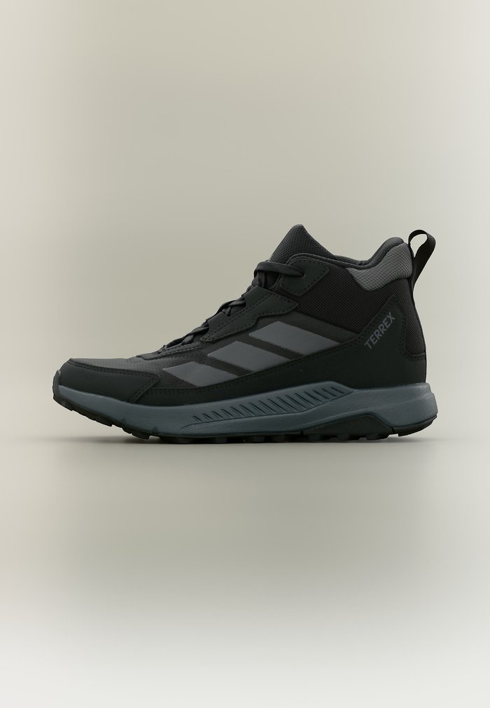 adidas ANYLANDER MID UNISEX - Hiking shoes - core black/grey five