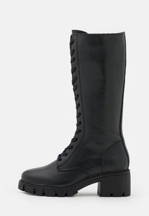 Botines con plataforma - black