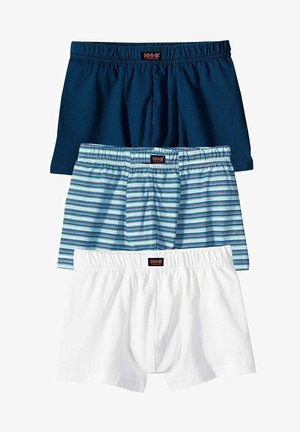 H.I.S 3 PACK - Panties - marine/weiß/marine/gestreift