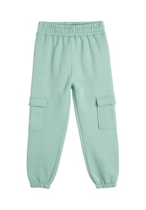 BASIC JOGGER POCKET DETAIL ELASTIC WAIST SOFT INTERIOR - Pantalones deportivos - green