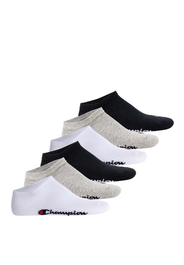 6PK - Trainer socks - oxgm wht nbk ns