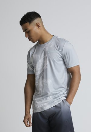 Monterrain, TRANSCEND TEE - Camiseta estampada - harbour mist steam green