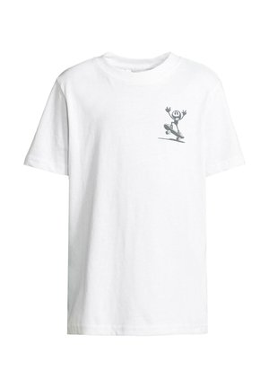 MELTING BALL - T-shirts med print - white