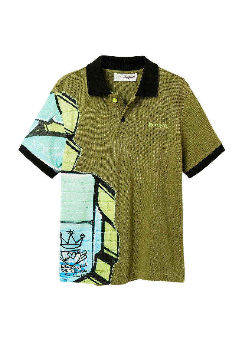 Desigual Poloshirt groen