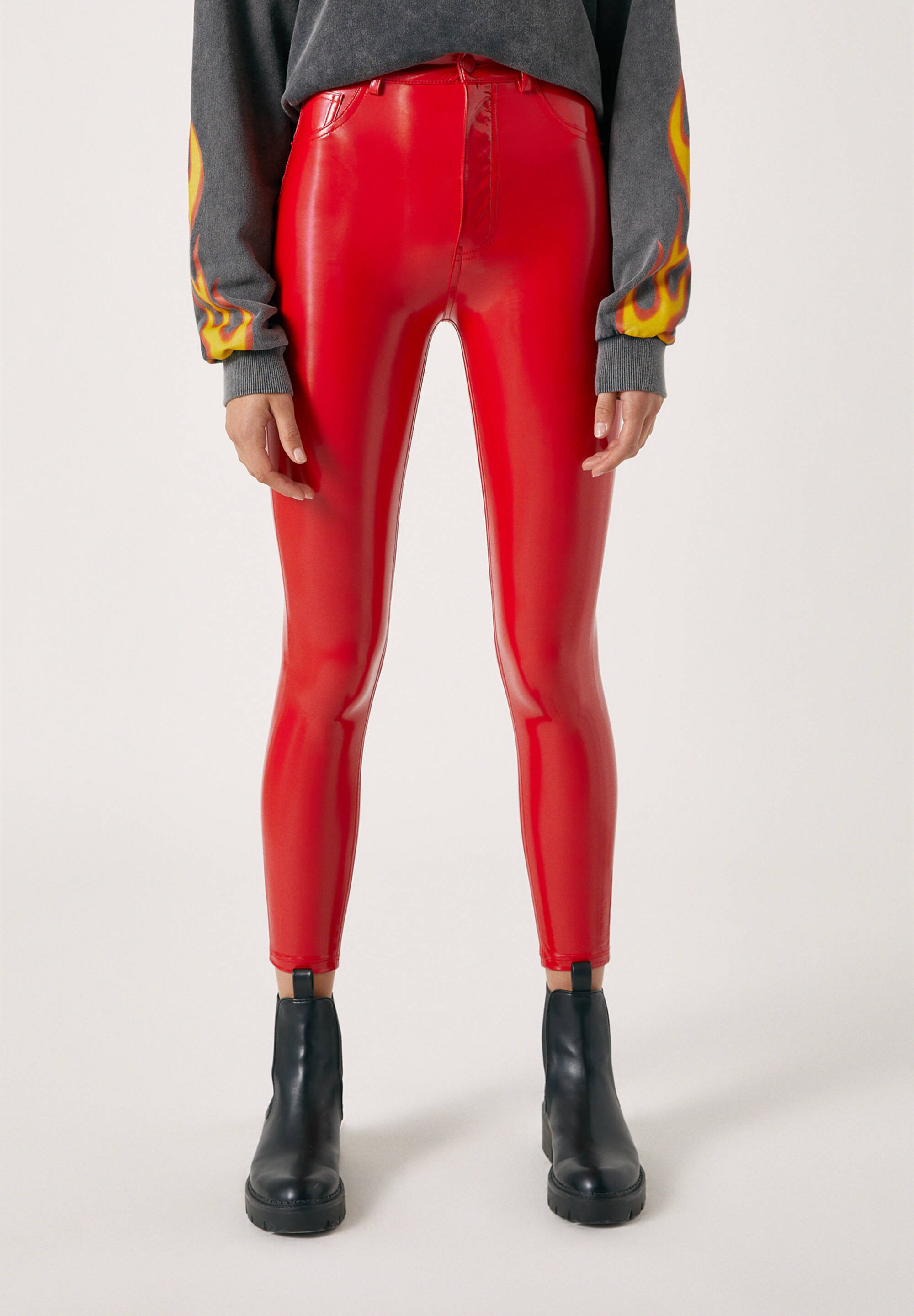 PULL\u0026BEAR Broek - red/Rood - Zalando.nl