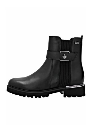 Platform ankle boots - schwarz schwarz schwarz