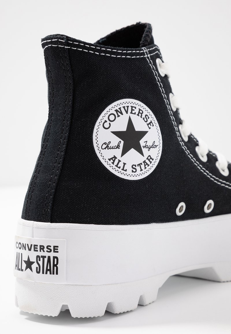 converse noir haute zalando