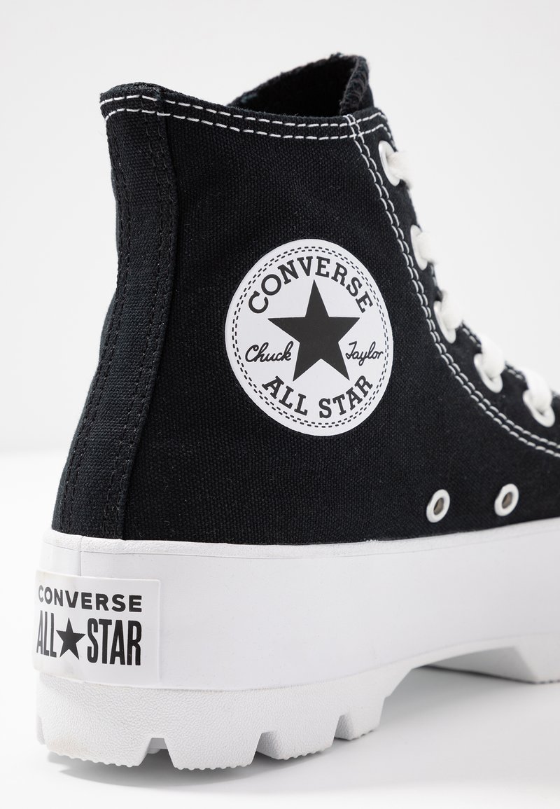 dinsdag Verstikkend Accor Converse CHUCK TAYLOR ALL STAR LUGGED - Sneakers hoog - black/white/zwart -  Zalando.nl