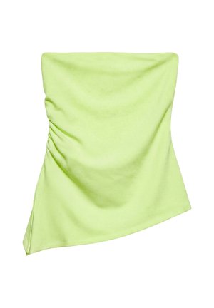 PULL&BEAR, ASYMMETRIC STRAPLESS - TOP - Top - light green