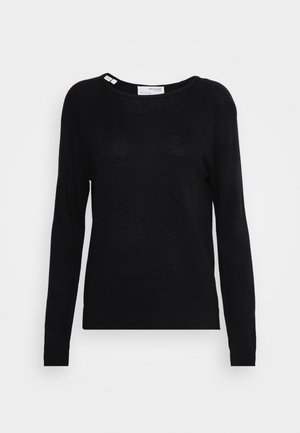 Strickpullover - black
