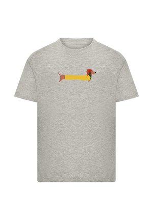 CHRISTMAS DOG - T-shirts med print - heather grey