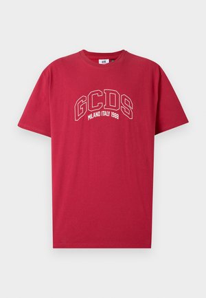 LOGO LOUNGE - Camiseta estampada - bordeaux