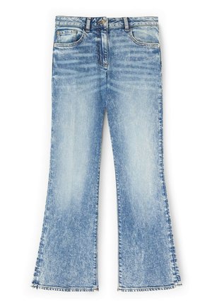 Motivi, JEANS KICK FLARE STONE WASHED - Jeans Bootcut - azzurro