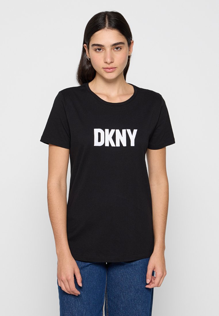 DKNY T-shirt print zwart