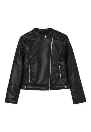 Calliope Veste en similicuir - nero ultrablack