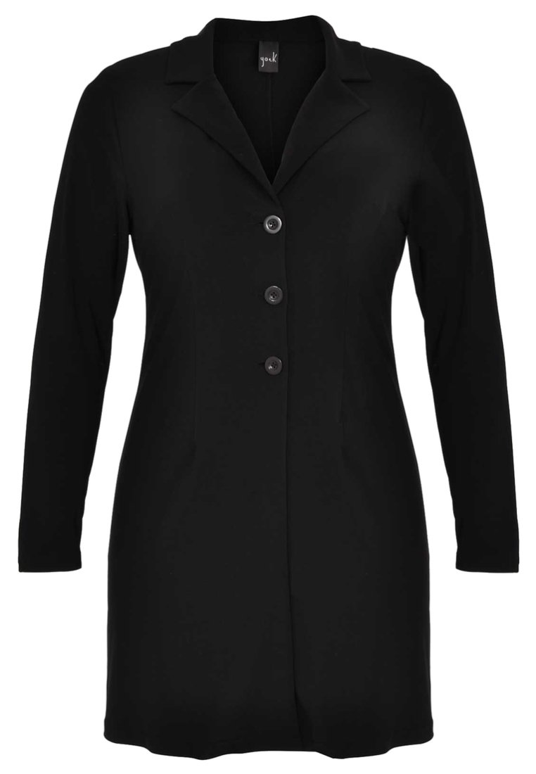 Yoek LANG - Halflange jas - black/zwart - Zalando.nl