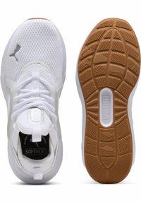 Puma SOFTRIDE ENZO 5 WN S - Zapatillas running asfalto - white- silver- black