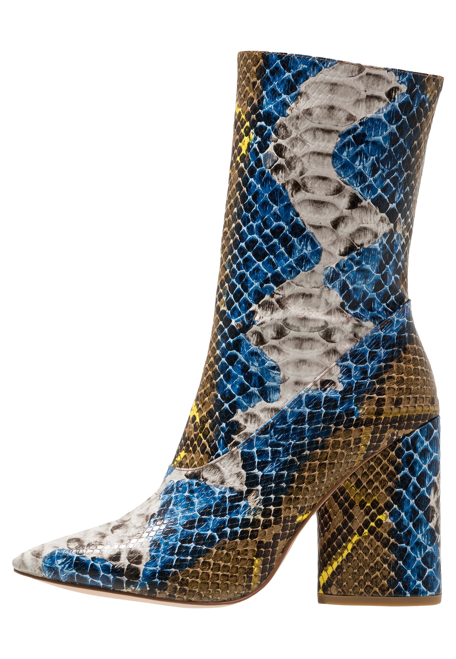 EGO AMEERA Enkellaarsjes met hoge hak multicolor enkellaarsjes multicolor blauw
