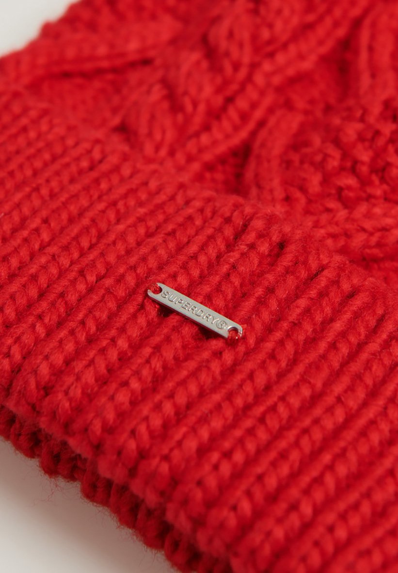 Superdry LANNAH - Beanie - rouge red 