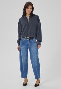 My Essential Wardrobe Bomber Jacket - dark grey random wash