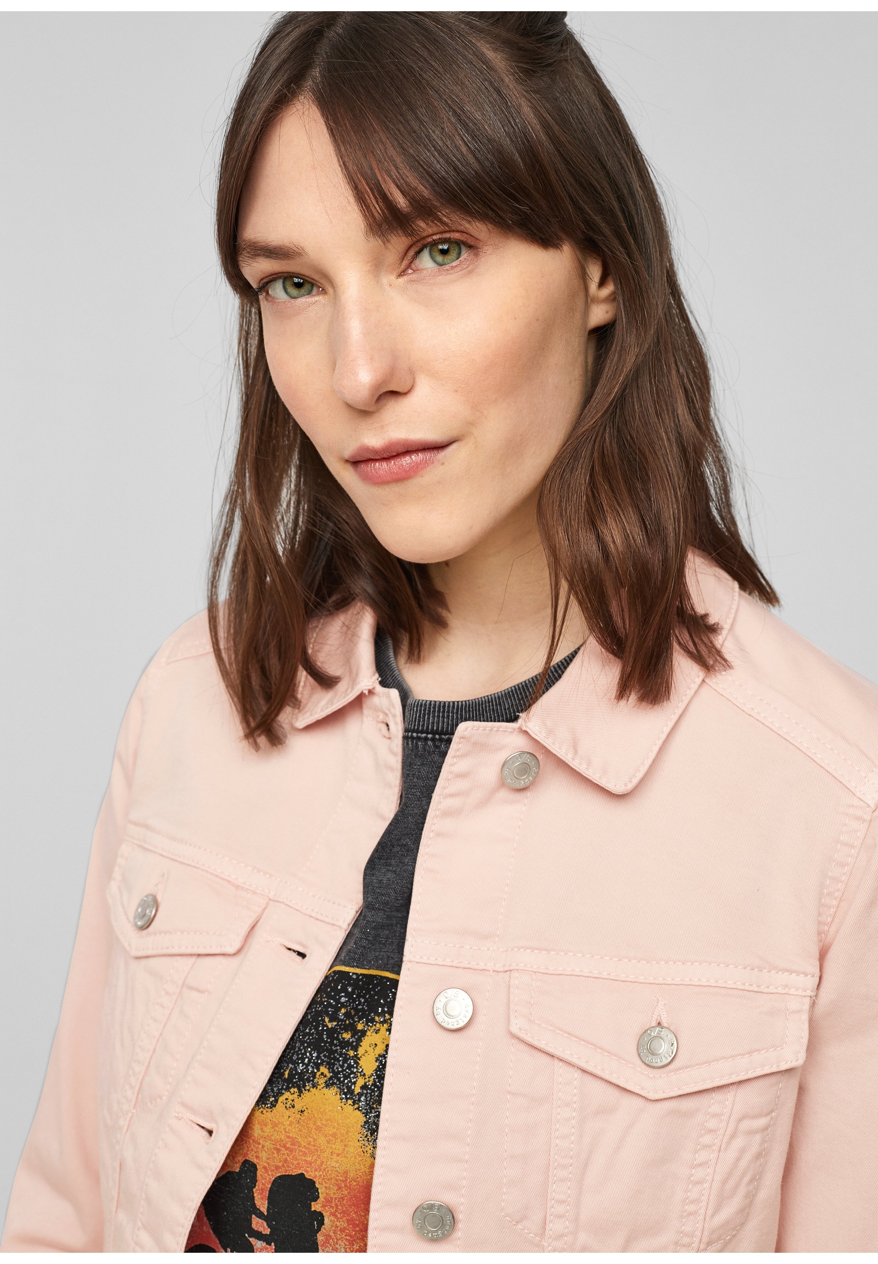 jeansjacke damen apricot