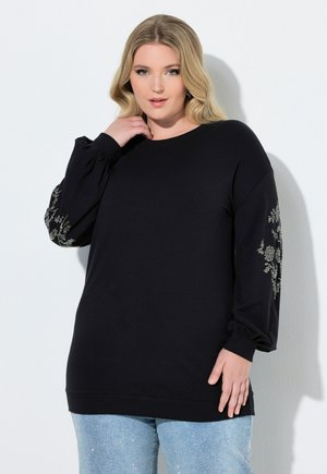 MIAMODA Striktrøje - black