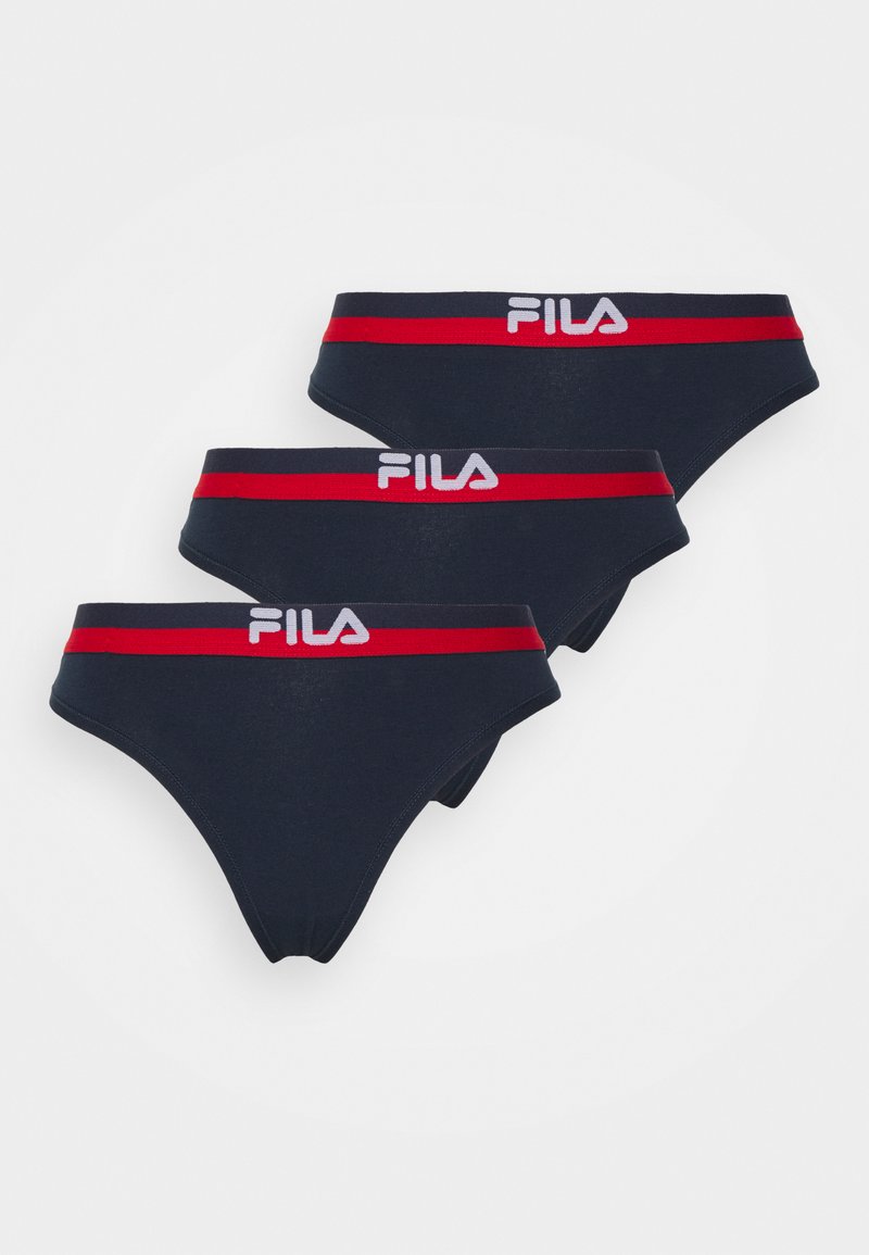 Fila STRING 3 Pack - Tanga - navy/azul - Zalando.es