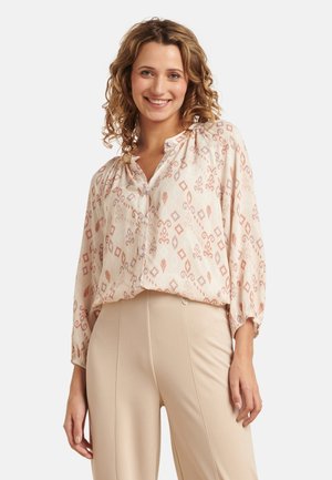 Smashed Lemon Button-down blouse - sand multicolour